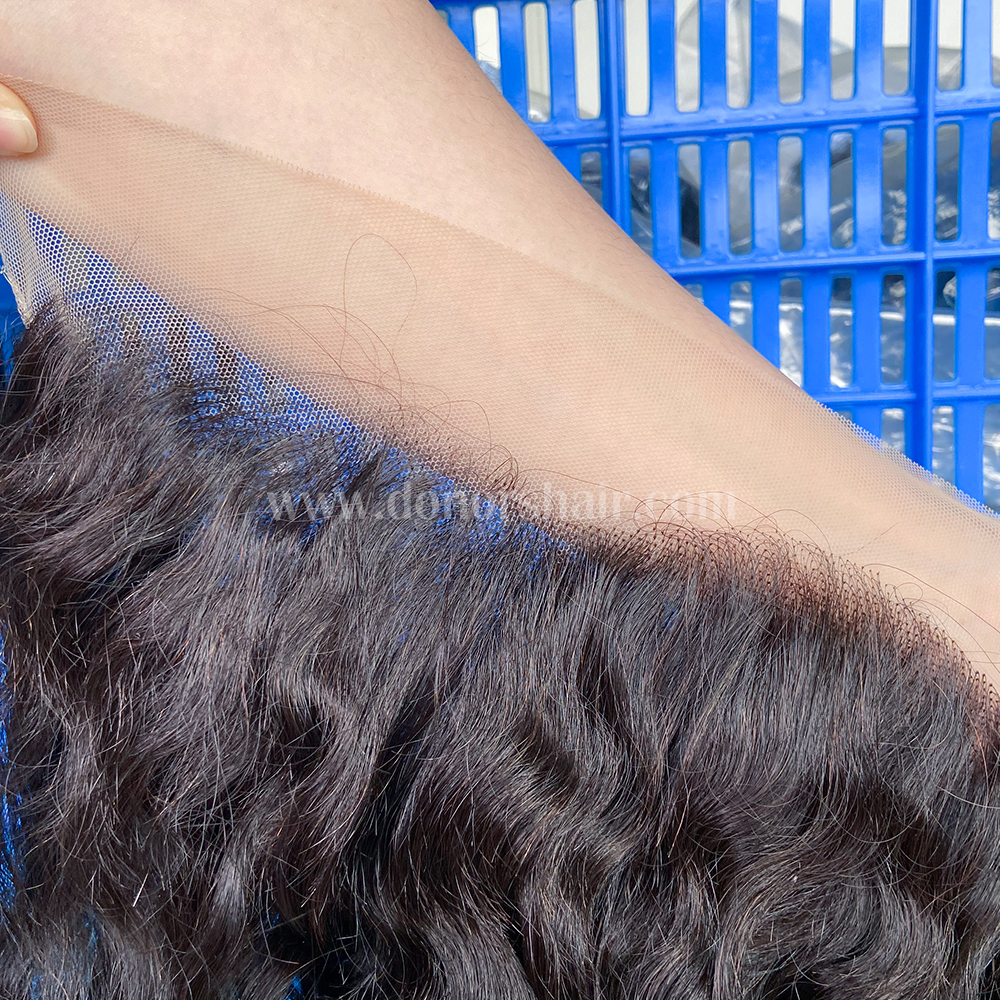 Donors Burmese Curly 100% Real Raw Hair with 13x4 HD Lace Frontal