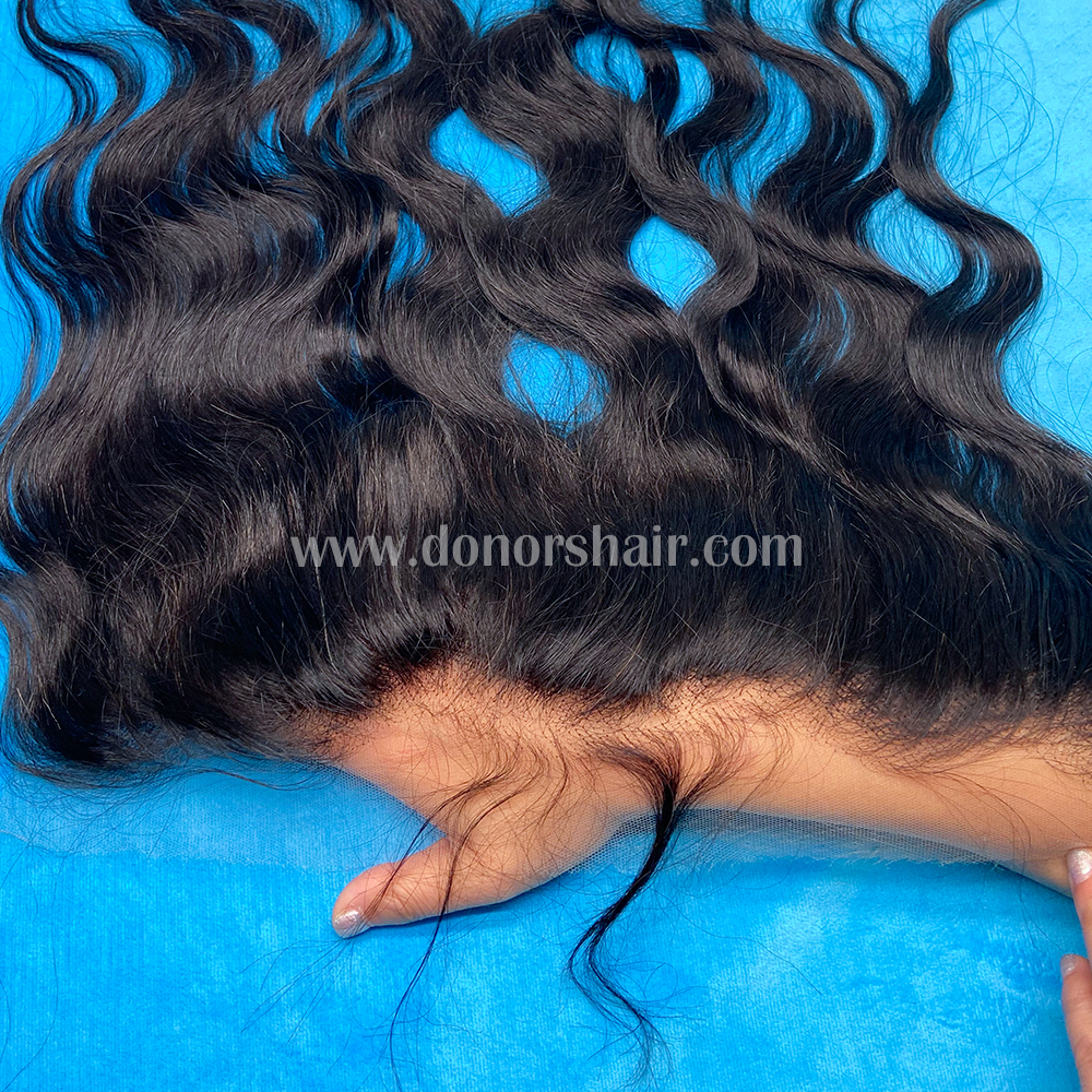 Donors 100% Mink Hair Body Wave 3 Bundles with 13x4 HD Lace Frontal