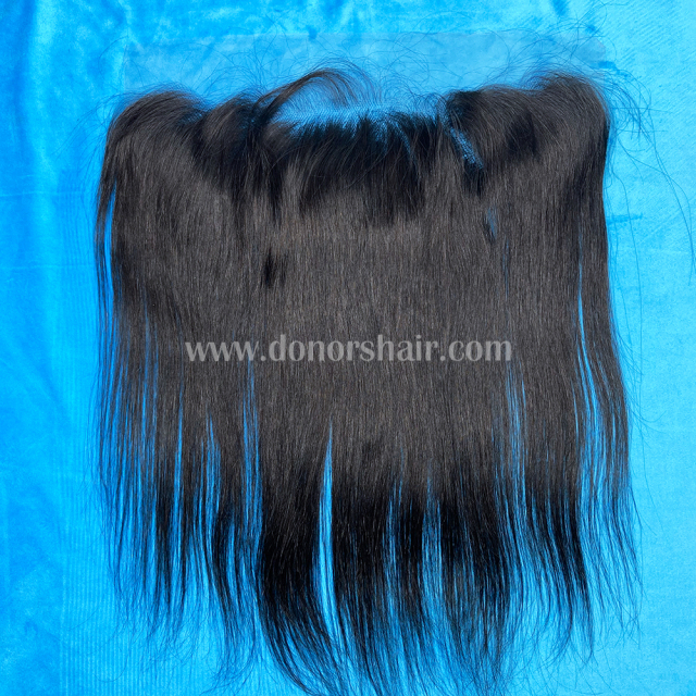 Donors 100% Mink Straight Hair 3 Bundles with 13x4 HD Lace Frontal