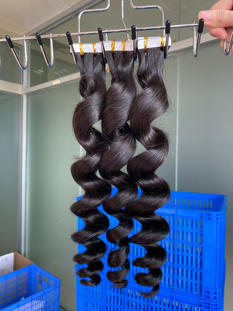 Donors Loose Wave Tape In Mink Human Hair Extensions 20pcs/pack