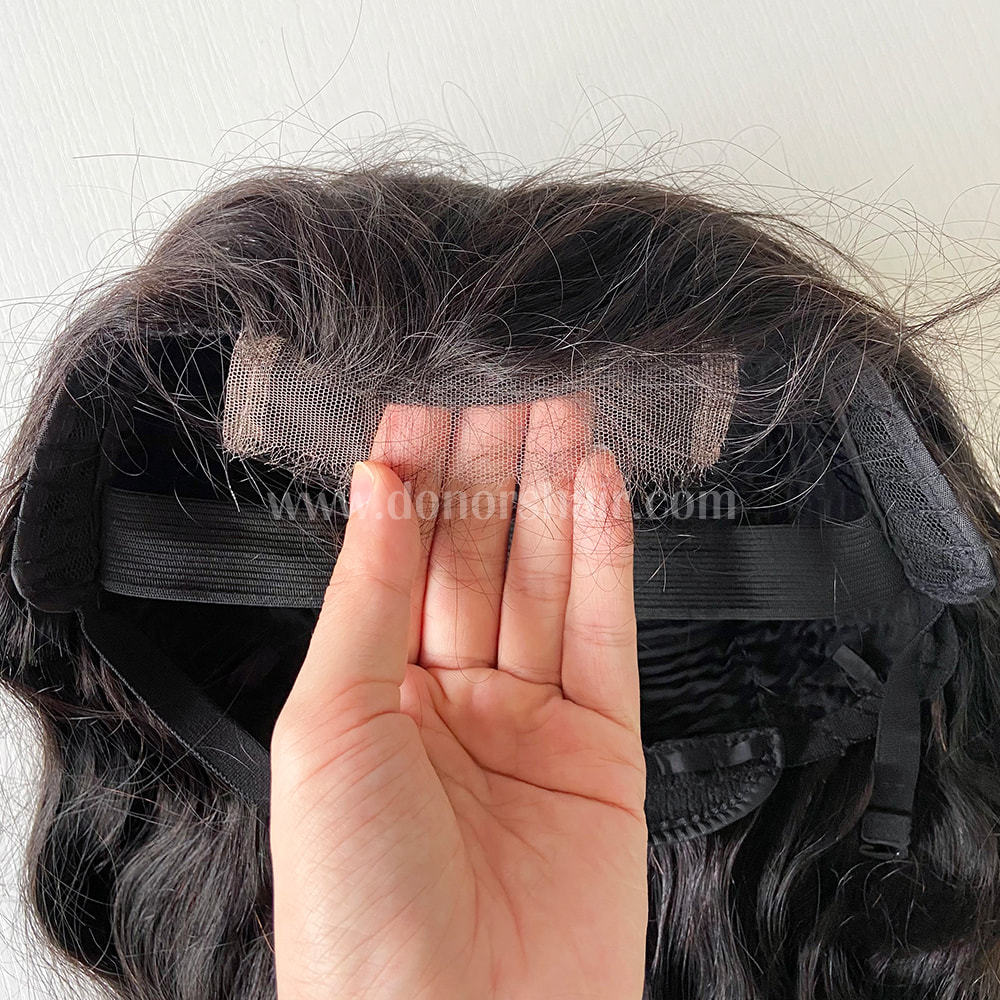 Donors Burmese Curly Raw Hair 4x4 HD Lace Closure Wig