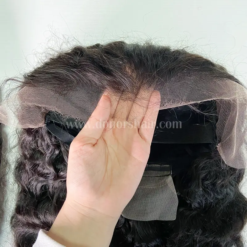 Donors Raw Straight Hair 13x4 HD Lace Frontal  Wig