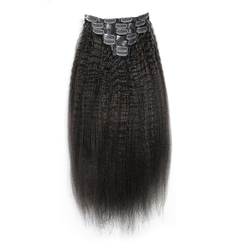 Donors High Quality Mink Hair Seamless Clip-In 100% Hair Extensions 7Pcs/Set