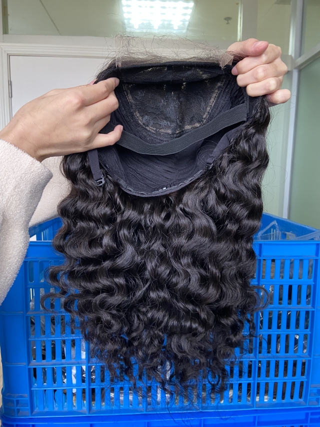 Donors Burmese Curly Raw Hair 5x5 HD Lace Closure Wig