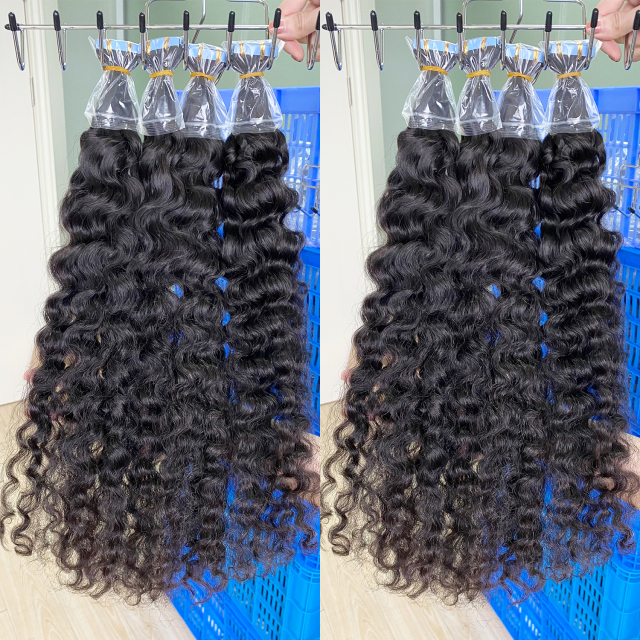 Donors 16"-30" Tape Ins Burmese Curly Raw Hair Extension 20pcs/pack