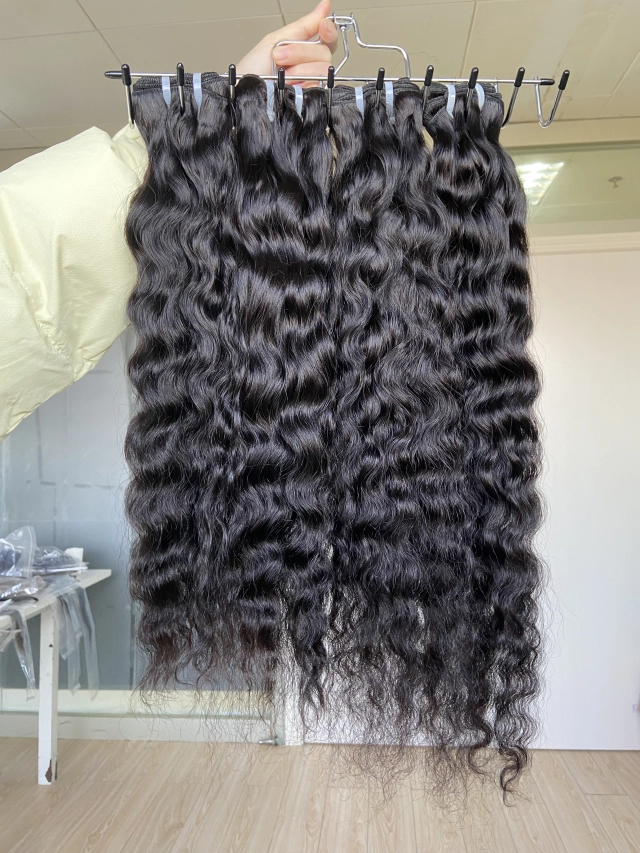 Donors Raw Hair Cambodian Wavy Hair Bundles Weave 3pcs/pack Natural Color