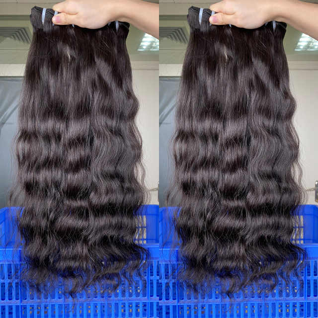 Donors High Quality Raw Hair Indian Wavy with 4x4 Transparent Lace Closure