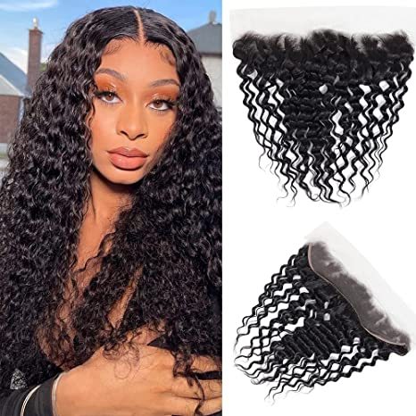 Donors Mink Hair Deep Wave 13x4 HD Lace Frontal