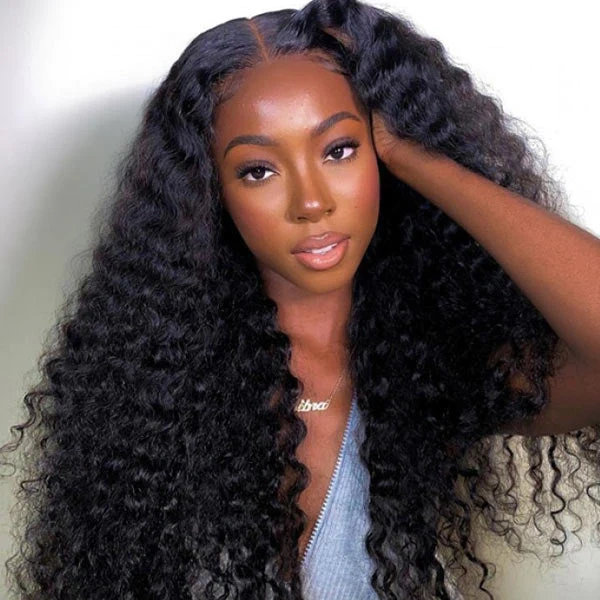 Donors Burmese Curly Raw Hair 4x4 HD Lace Closure Wig