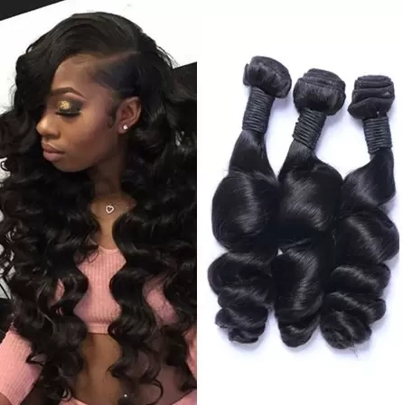 Donors Top Quality Mink Hair Loose Wave Unprocessed 3 Bundles Deal