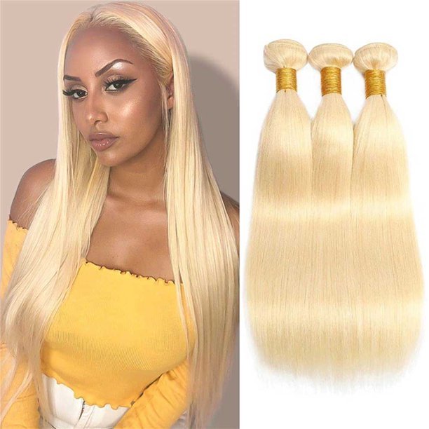 Donors #613 Blonde Straight Virgin Hair Bundle