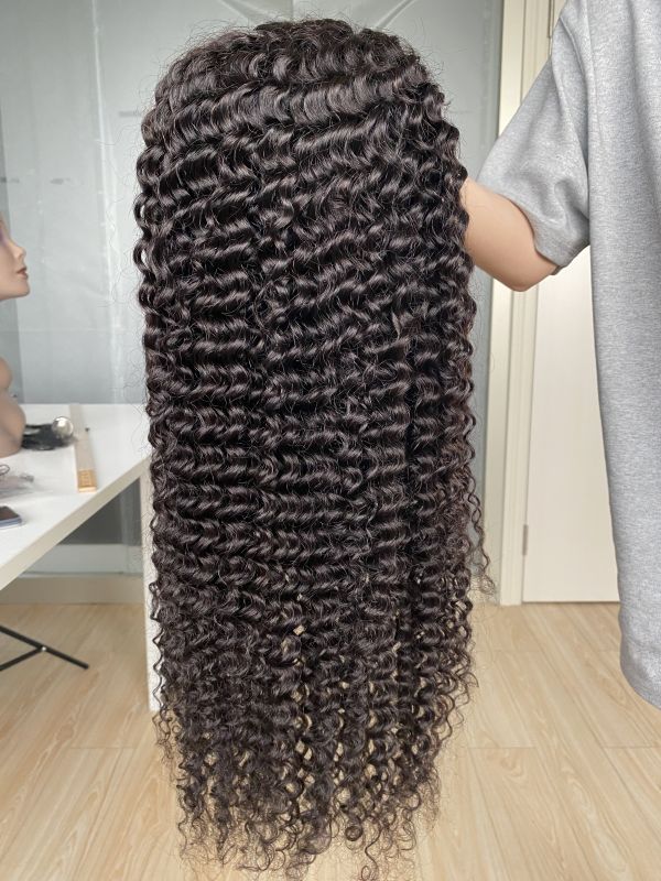 Donors Curly 13x4 HD Lace Frontal Pre-made Wig