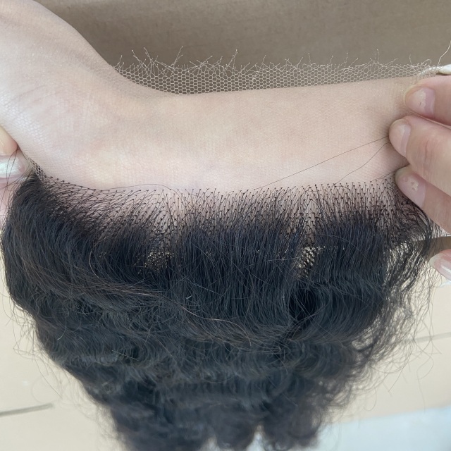 Donors Raw Hair Cambodian Wavy 4x4 Transparent Lace Closure