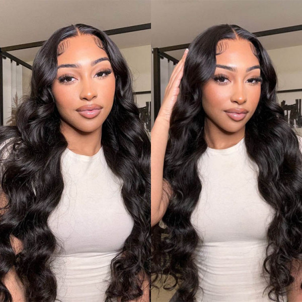 Donors Mink Hair Body Wave 5x5 HD Lace Closure Customize Wig