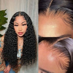 Donors Mink Hair Water Wave 5x5 HD Lace Closure Customize Wig