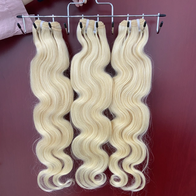 Donors #613 Blonde Color Body Wave Virgin Hair 3 Bundles Deal