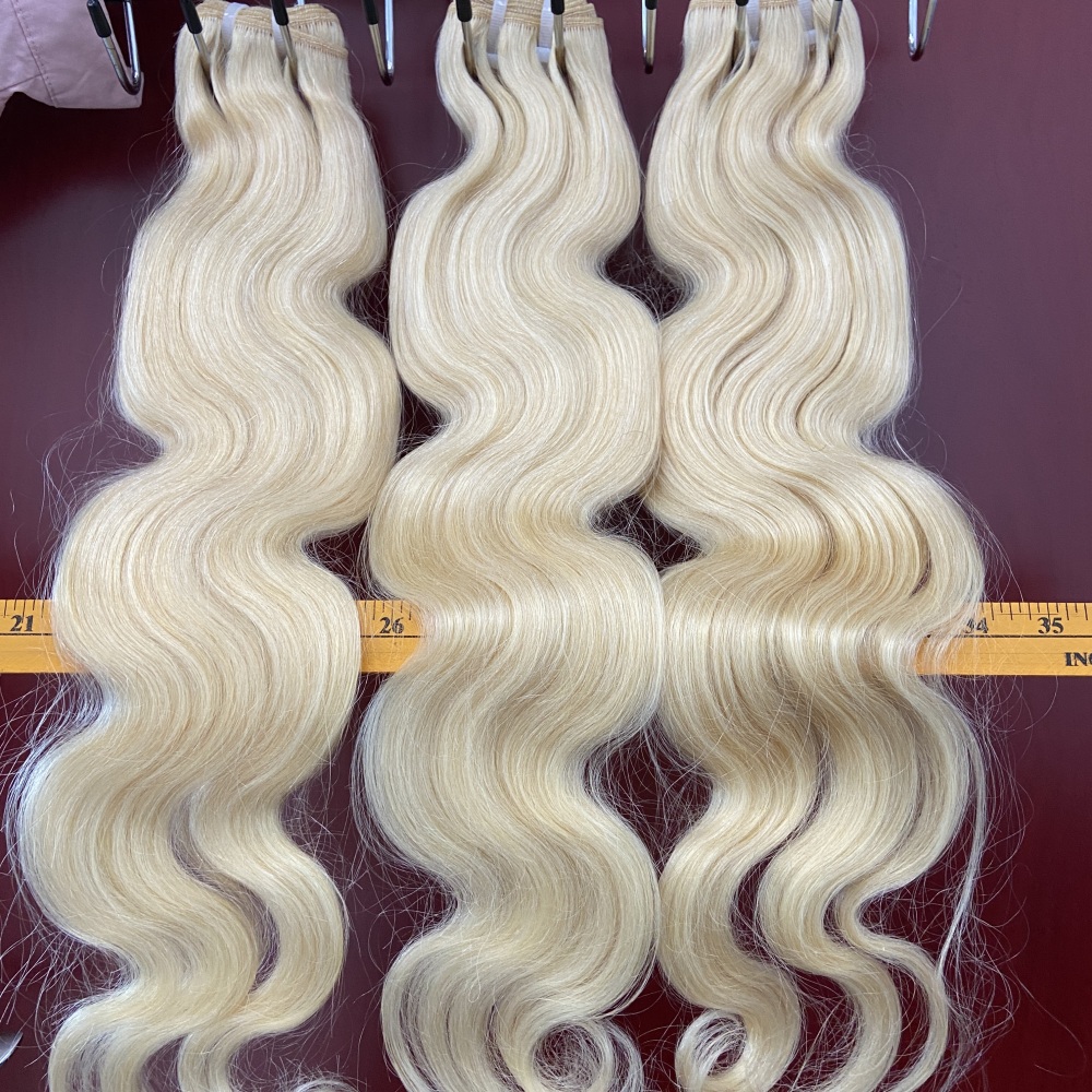 Donors #613 Blonde Color Body Wave Virgin Hair 3 Bundles Deal