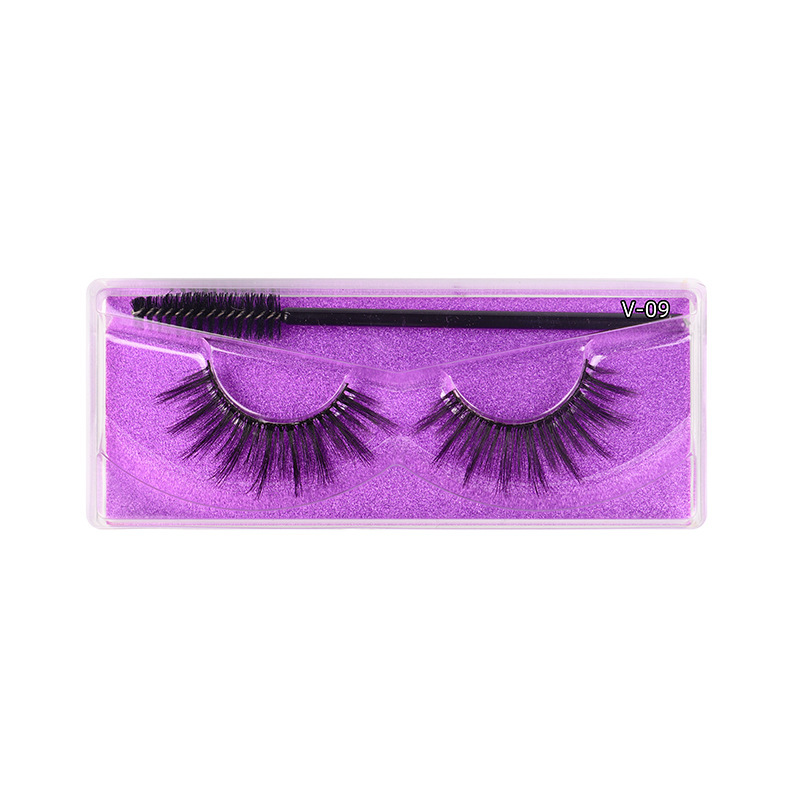 Russian Strip Lashes Fluffy D Curl False Multipacck 10 pairs (1 pack)