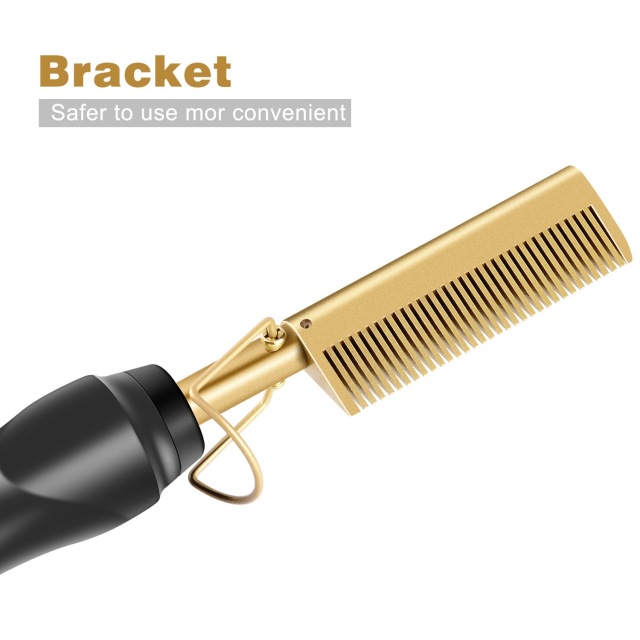 Donors Electric Hot Comb Hair Brush Straightener