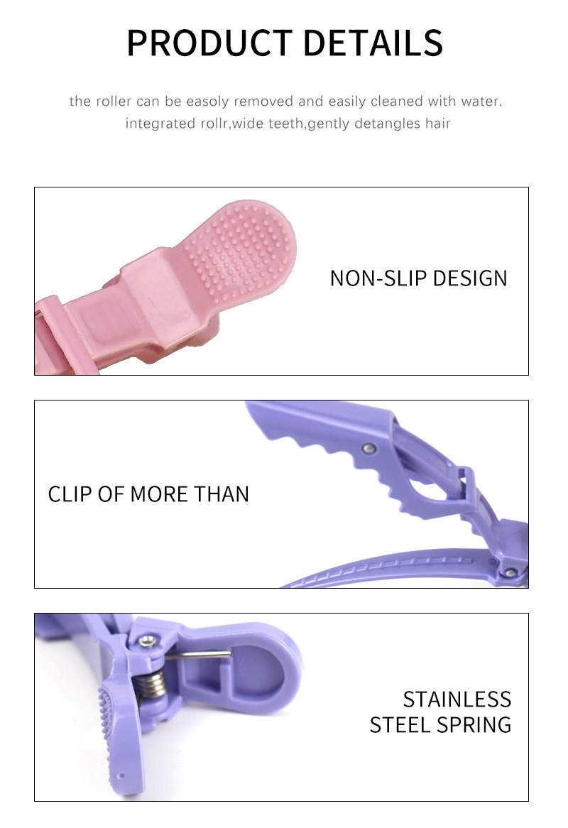 Alligator Hair Clips-Professional Hai Clips for Styling,Hair Styling Salon Plastic Gator Clips
