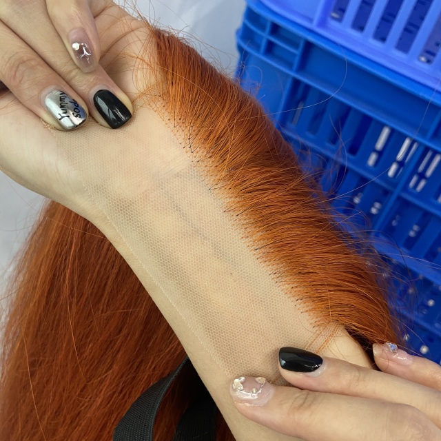 Donors #350 Ginger Colored Straight 13x4/4x4 Lace HD Wig