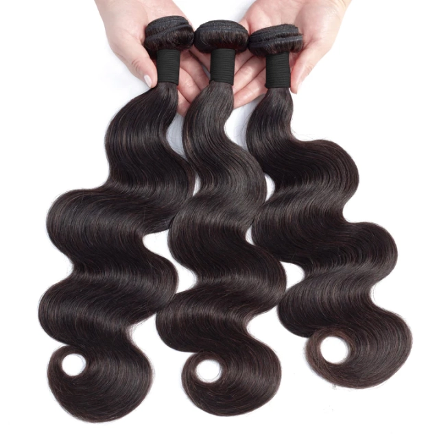 Donors 3 Bundles Body Wave Hair Mink Human Hair Extensions