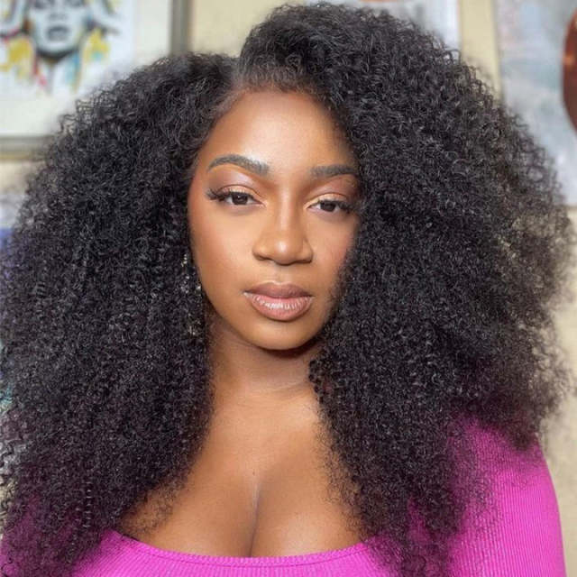 Donors Kinky Curly 4x4/13x4 Lace Wig HD Lace Wig