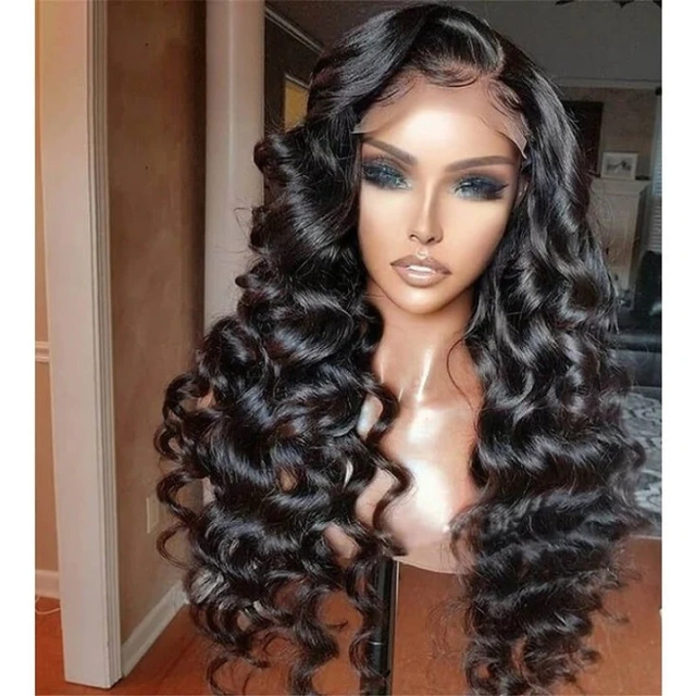 Donors Mink Hair Loose Deep 13*4 13*6 Full Frontal pre made Wig