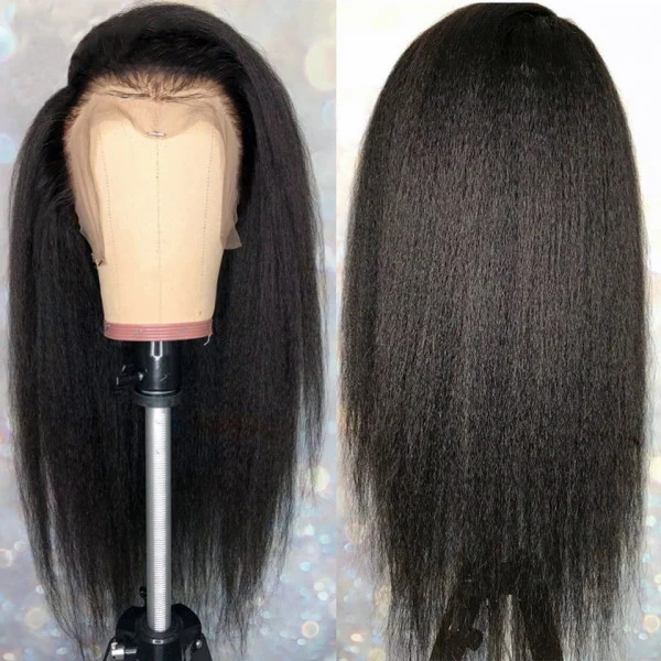 Donors Mink Hair Kinky Straight 13x6 Transparent and HD Pre-made Wig