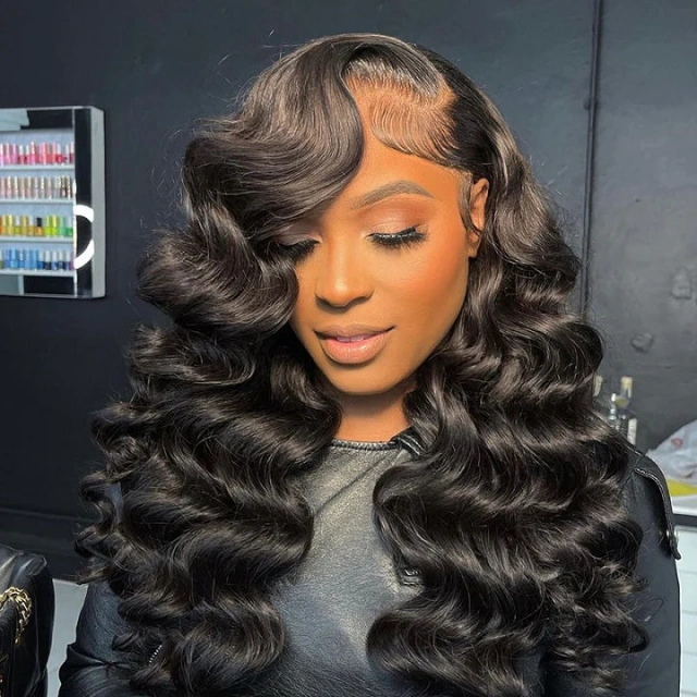 Donors Mink Hair Loose Deep 13*4 13*6 Full Frontal pre made Wig