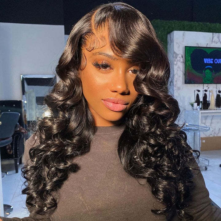 Donors Mink Hair Loose Deep 13*4 13*6 Full Frontal pre made Wig