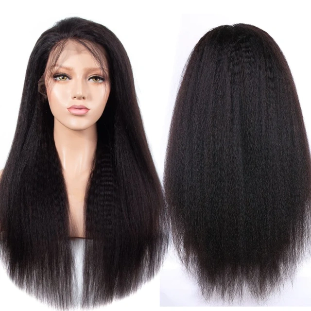 Donors Mink Hair Kinky Straight 13x6 Transparent and HD Pre-made Wig