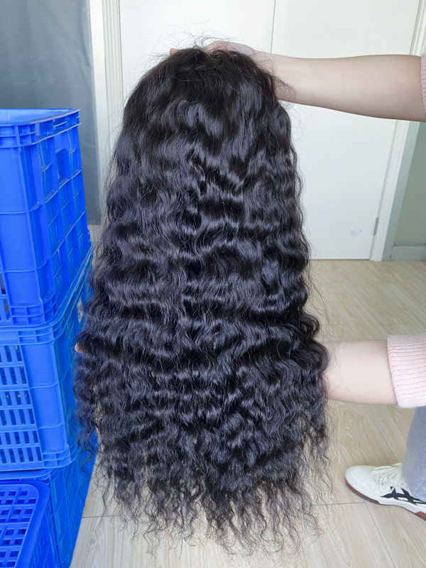 Donors Raw Hair Cambodian Wavy 13*4 / 13*6  Full Lace Frontal Wig