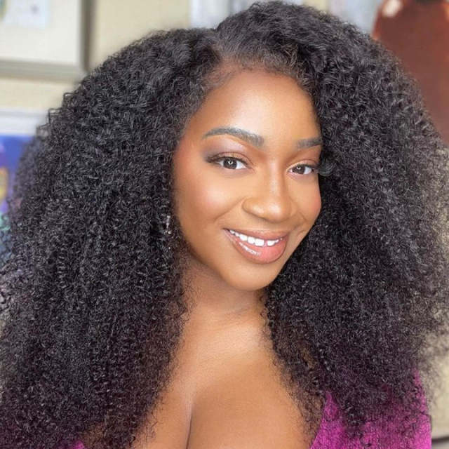 Donors Kinky Curly 4x4/13x4 Lace Wig HD Lace Wig