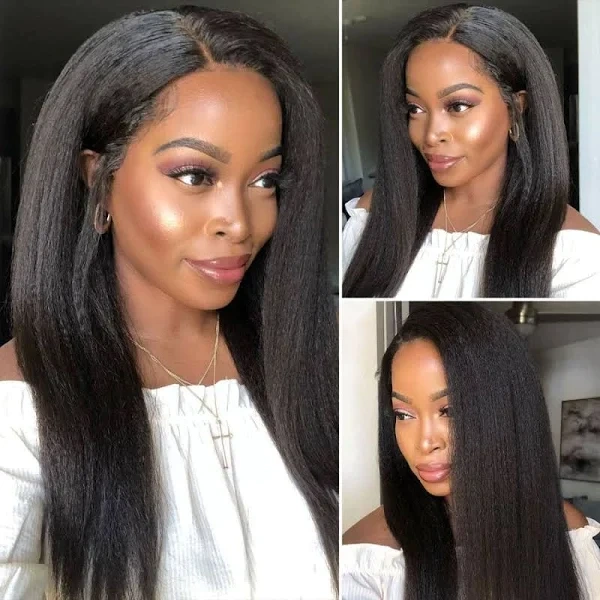Donors Mink Hair Kinky Straight 13x6 Transparent and HD Pre-made Wig