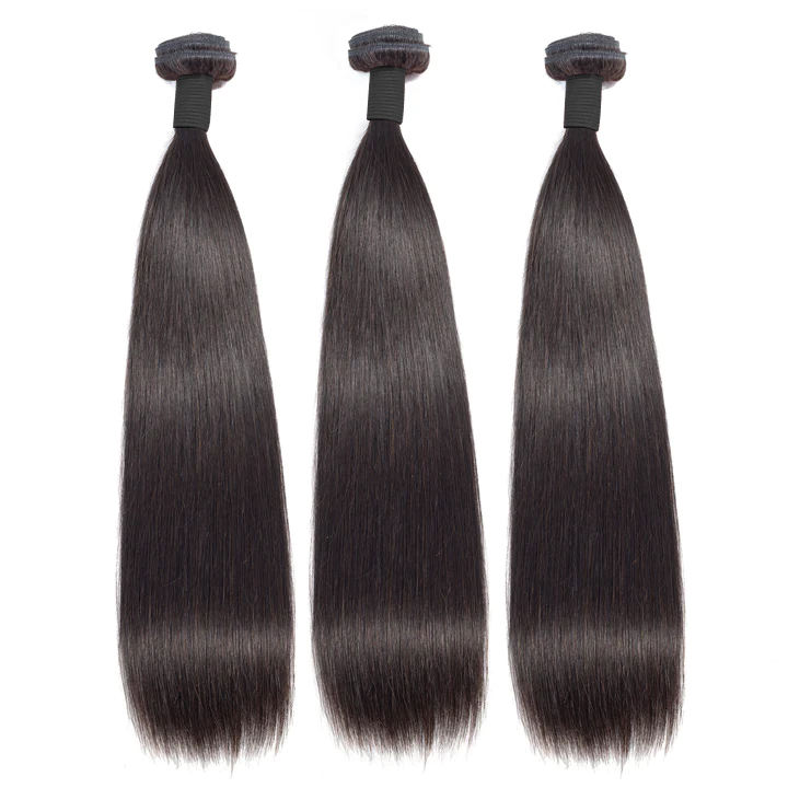 Donors 3 Bundles Straight Mink Hair 100% Unprocessed Human Hair Extension