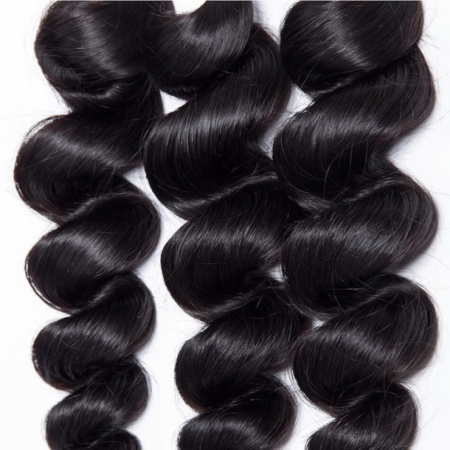 Donors Mink Hair Loose Wave 100% Human Hair Weave Bundle