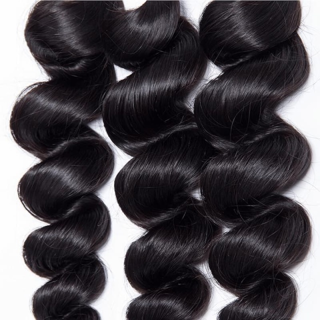 Donors Loose Wave Hair Weave 4 Bundle Deals 100% Mink Hair