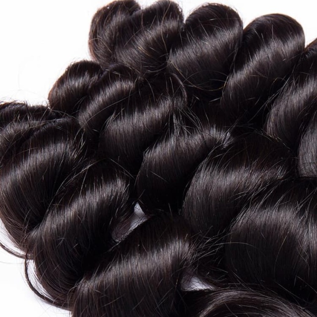 Donors Mink Hair Loose Wave 100% Human Hair Weave Bundle