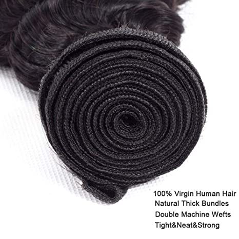 Donors Hair Deep Wave 4 Bundles High Quality Mink Hair Extensions