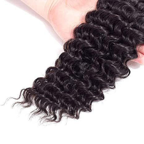 Donors Hair Deep Wave 4 Bundles High Quality Mink Hair Extensions