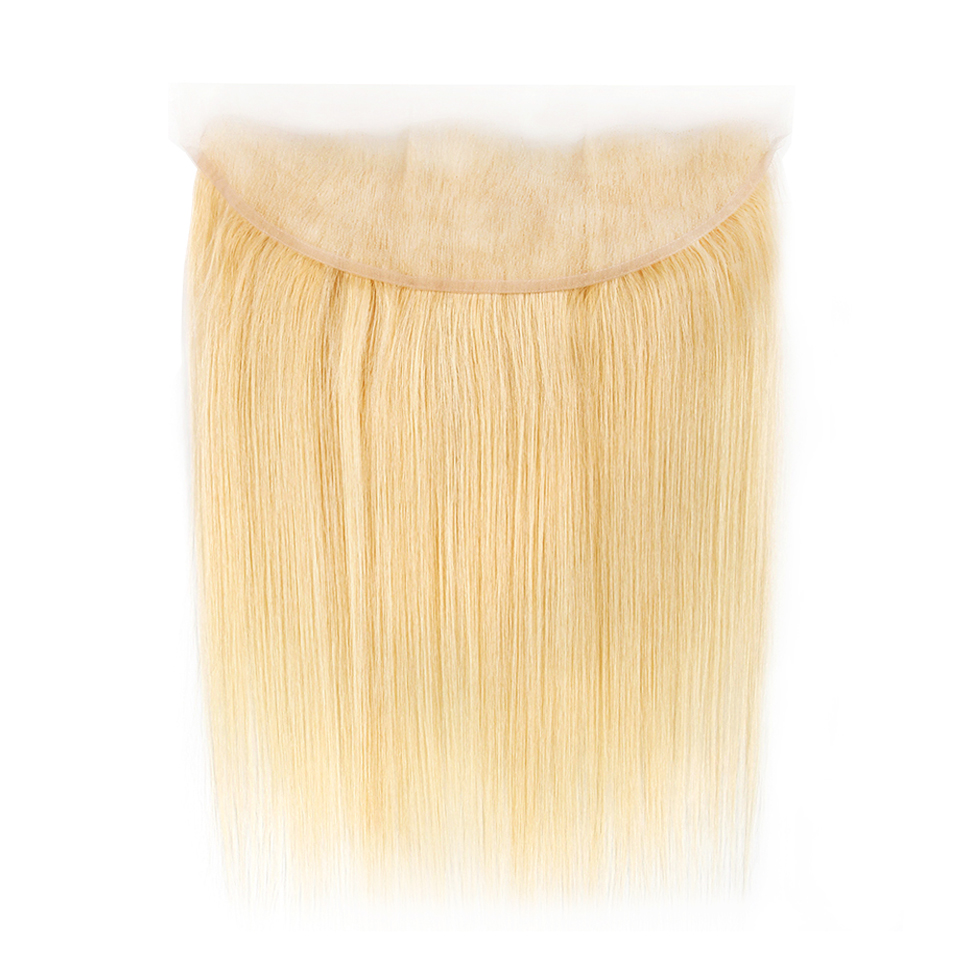 Donors #613 Blonde Color Straight Virgin Hair 13x4 HD Lace Frontal