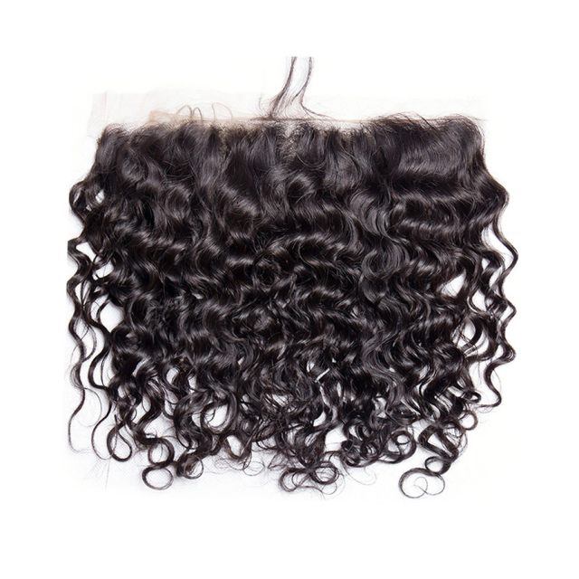 Donors Mink Hair Water Wave 13x4 Transparent Lace Frontal