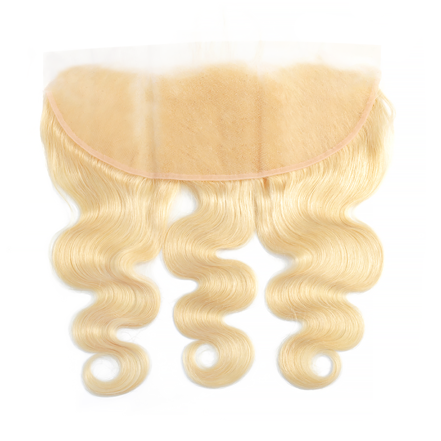 Donors #613 Blonde Color Body Wave 13x4 HD Lace Frontal