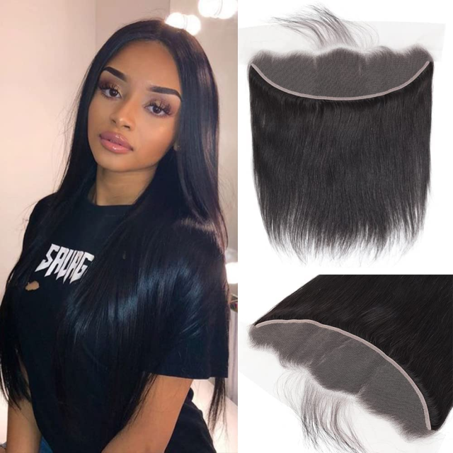 Donors Mink Straight Hair 13x6 Transparent Lace Frontal