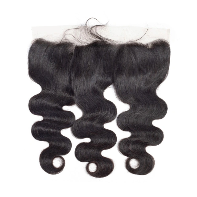 Donors Unprocessed Body Wave Mink Hair 13x6 Transparent Lace Frontal