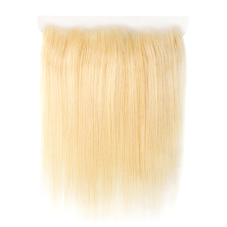 Donors #613 Blonde Color Straight Virgin Hair 13x4 HD Lace Frontal