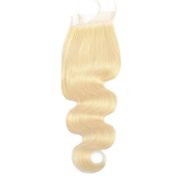 Donors Blonde #613 Color Body Wave 5x5 HD Lace Closure