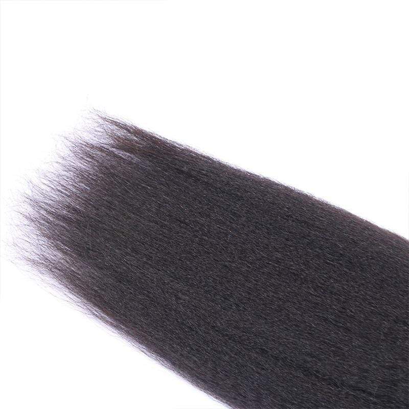 Donors Kinky Straight Mink Hair 4x4 Lace Closure