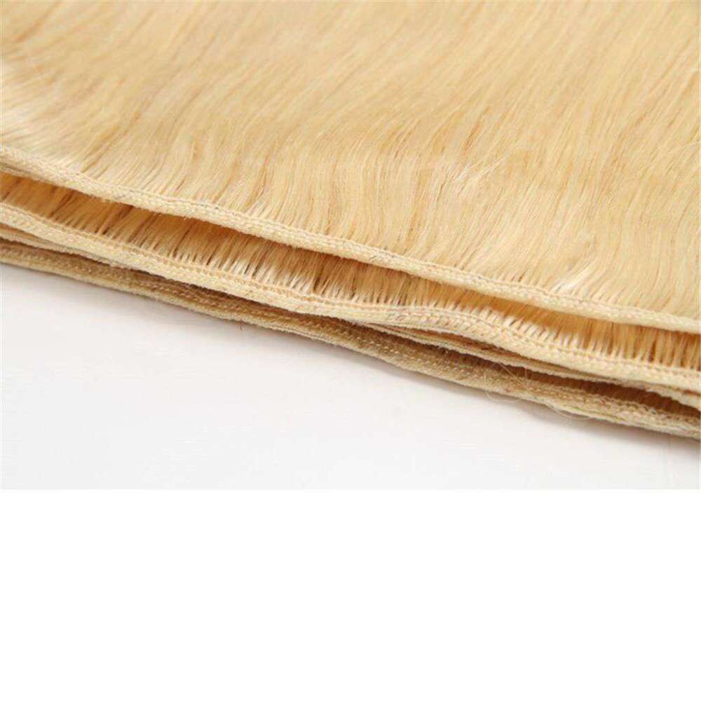 Donors Blonde 613 Hair Weave 4 Bundles Straight Virgin Human Hair Weft